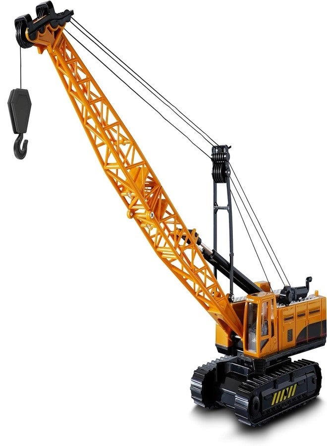 N2K2 ENTERPRISE Unbreakable Friction Power Crane Toy With Cable 360 Degree Rotating Towing Pull Back Vehicles Construction Truck Toy For 3+ Years Old Kids Boys Girls,Multicolor - Image 1